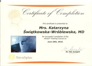 STABILIZACJA KRĘGOSŁUPA SZYJNEGO Bruksela